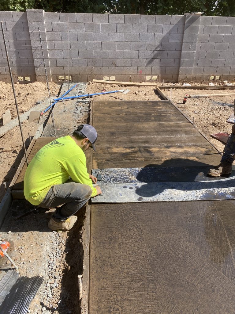 stamped concrete gilbert