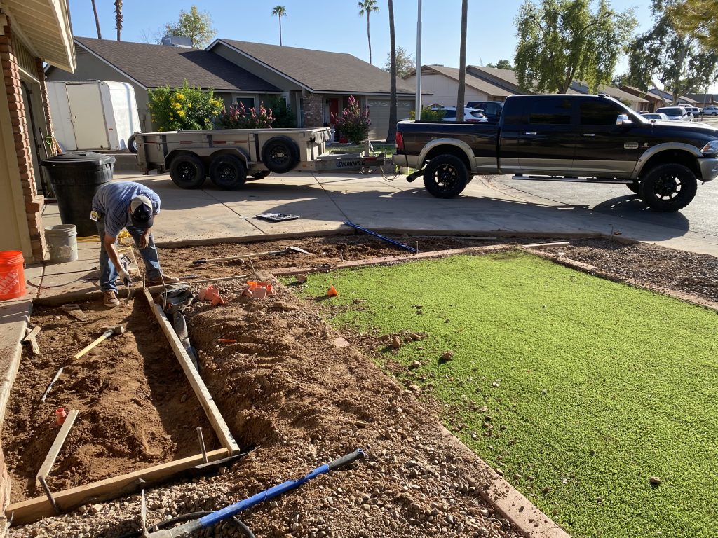 Concrete Sidewalk Gilbert Az